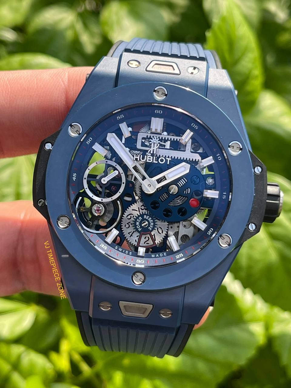 Hublot ceramic hot sale blue price