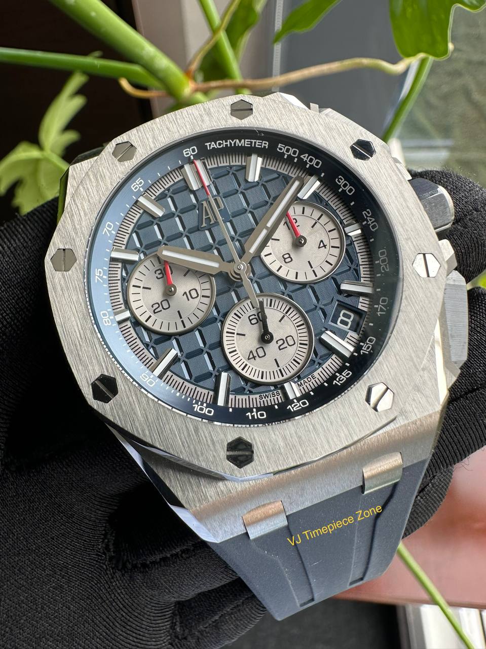 Audemars Piguet 43MM Royal Oak Offshore Titanium Blue Dial VJ